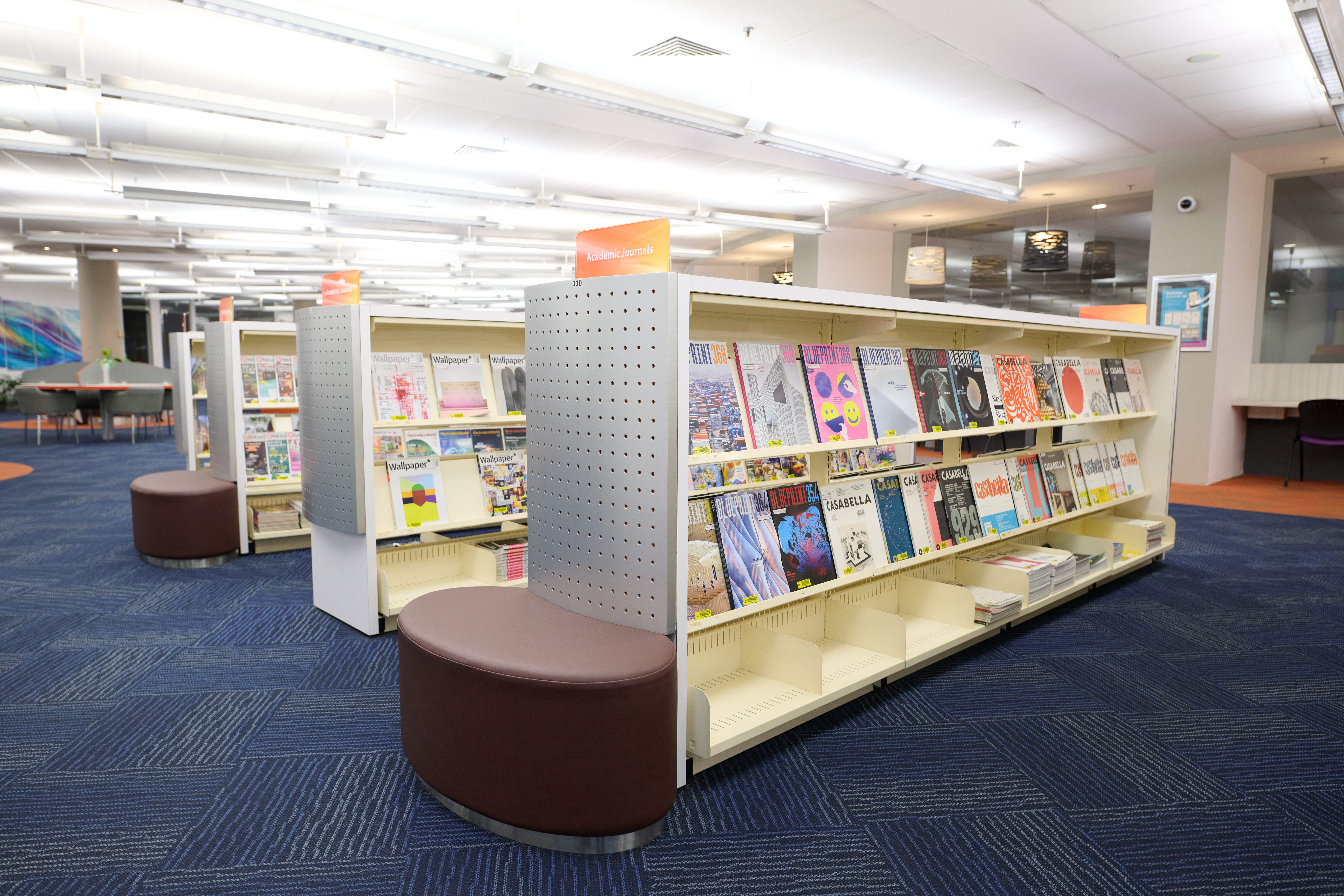 Magazine collection at level 5 centre wing